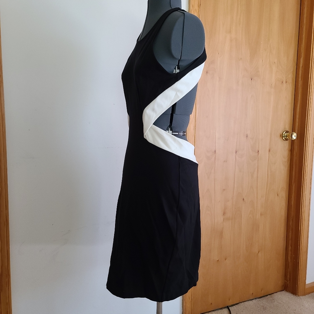 Express Open Back Black Dress NWOT - Picture 2 of 4